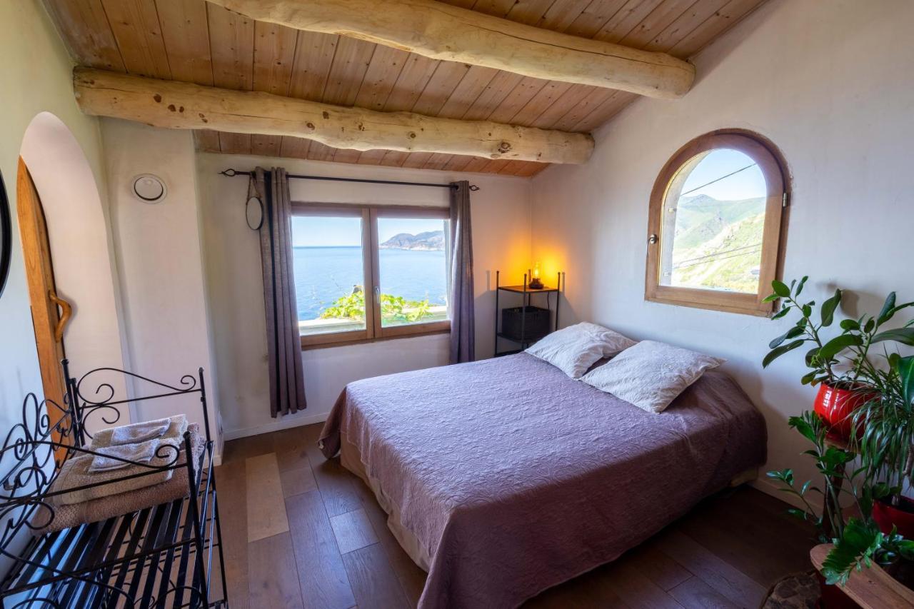 Coin De Paradis Vue Dominante Sur Mer, Montagne Et Tour Genoise Avec Jacuzzi Pino Exterior photo